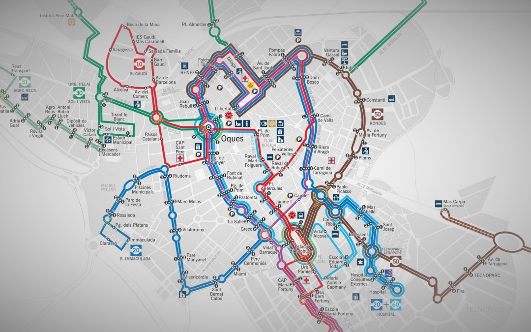 Nuevo plano para el transporte público de Reus